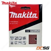 Giấy chà nhám đế lông 114x102mm cho máy DBO480 DBO482 Makita  DCSG - A40 D-58665