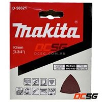 Giấy chà nhám tam giác 93mm cho máy cắt rung Makita Chọn độ hạt  DCSG - A-150 D-58621