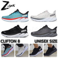 Giày chạy bộ Hoka One Clifton 8 Wide 2E cho nữ, giày bóng rổ có hộp EQ00