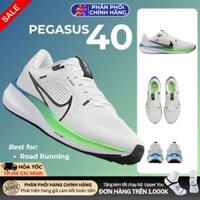 Giày Chạy Bộ Nam Nike Air Zoom Pegasus 40 - Platinum Tint & Green Strike