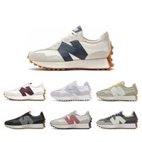 Giày chạy bộ New Balance bán thanh lý, dòng 327, màu trắng, xám, đỏ, be, vàng, tím, xanh, WS327KB E2NX