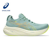 Giày chạy bộ nữ ASICS Gel-Nimbus 26 màu xanh ngọc nhẹ/vàng an toàn 3HIJ A5AI