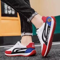 Giày chạy bộ thể thao nam màu sắc phù hợp với học sinh giày thể thao thoải mái