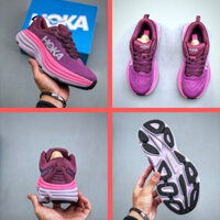 Giày chạy marathon Hoka Bondi 8 cho nam và nữ, giày thể thao chất lượng cao để chạy bộ, tập gym ngoài trời, màu sắc tươi sáng