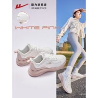 Giày chạy nữ Warrior mùa hè mới, da mềm, đế mềm, chống sốc, giày thể thao nhẹ chống nước cho mẹ