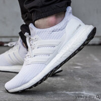 giày chạy unisex power ultra boost ultraboost4.0 cỡ lớn màu trắng/đen