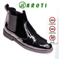 Giày Chealsea Boot Da Lộn Nam AROTI Cao Cổ Chất Đẹp Cao Cấp,Đế Khâu Siêu Bền, Tăng Chiều Cao 3cm  CB520-bóng sp1