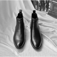 Giày Chelsea Boot - Giày bốt nam chelsea boots classic đế khâu. giày da nam cao cổ ôm chân -  Milio Sneaker