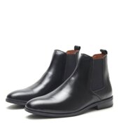 Giày Chelsea boot nam ⚡️ da shift nhập khẩu ⚡️ Đế cao tôn dáng⚡️2 bên thun co giãn