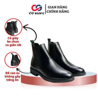 Giày chelsea boot nam Classic mũi nhọn da hai lớp Boots công sở cao cổ đế khâu chắc chắn, Giày Da Nam Chelsea Boot