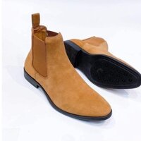 Giày Chelsea boots da bò lộn tăng chiều cao
