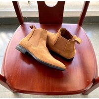 Giày Chelsea boots Da Lộn Cao Cấp Đế Cao Su Êm Cực Bền BẢO HÀNH 12 THÁNG