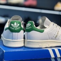 Giày chính hãng adidas Stan Smith 'Green OG Tumbled Leather' - S75074 👛