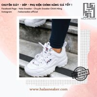 Giày Chính Hãng Fila Disruptor 2 Premium White 5FM00002 125 - Giày Thể Thao Nữ - Authentic Sneakers - Halasneaker.com