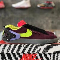 Giày chính hãng Nike Blazer Low x Acronym 'Night Maroon' - DN2067 600