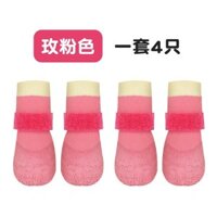 Giày cho chó không trượt, chống nước, bọc chân cho thú cưng, tất, đế mềm, chống mài mòn, giày cho Shiba Inu, Bichon, Corgi