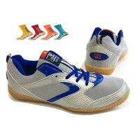 Giày Chơi Cầu Lông, Bóng Bàn, Bóng Chuyền Kèm Vớ Chống Trơn Cao Cấp - Xám  - 42