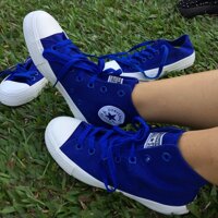 Giày Chuck II AllStar Classic Màu Xanh Nhạt Cổ Cao Nữ