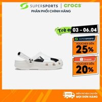 Giày Clog Trẻ Em Crocs Classic  Soccer Ball - Trắng  - 210023-103