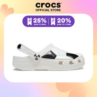 Giày Clog Trẻ Em Crocs Toddler Soccer Ball - White/Black