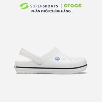 Giày Clog Unisex Crocs Crocband - Trắng-11016-100