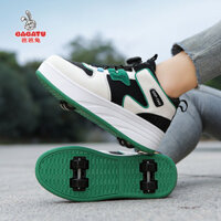 giày có bánh xe trượt Giày trượt patin dành cho bé trai bốn bánh nâng cấp dành cho trẻ em