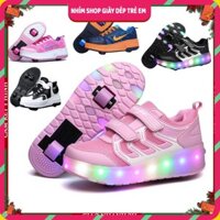 Giày có bánh xe trượt Patin Trẻ Em Học Sinh 2 bánh gót Giày tàng hình vừa trượt vừa đi bộ NHÍM SHOP