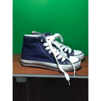 Giày cổ cao vải nam nữ , đế cao su dẻo, Đế phẳng