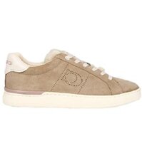 Giày Coach Ladies leather lace-up casual sneakers G5500-OAT