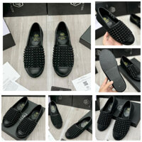 Giày Cói Philipp Plein Họa Tiết Đinh Tròn Sắc Nét Cực Chất Cho Nam Nữ Đế Cực Đẹp Chống Trơn Trượt