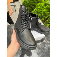 giày combat boot khoá zip