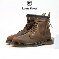 Giày Combat Boots nữ và nam Dr.1460 Crazy Horse (da sáp ngựa), Lucas Shoes bảo hành 1 năm