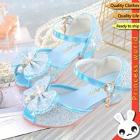 Giày Công Chúa Cho Trẻ Em Giày Cao Gót Thời Trang Pha Lê Cho Bé Gái Quà Tặng