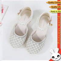 Giày Công Chúa Cho Trẻ Em Giày Cao Gót Pha Lê Bé Gái Năm Mới Tiệc Sinh Nhật Giày Khiêu Vũ