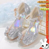 Giày Công Chúa Cho Trẻ Em Giày Cao Gót Đế Mềm Năm Mới Tiệc Sinh Nhật Giày Khiêu Vũ