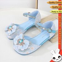 Giày Công Chúa Cho Trẻ Em Giày Cao Gót Đế Mềm Da Pha Lê Quà Tặng Tiệc Sinh Nhật