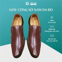 Giày Công Sở Nam Da Bò Cao Cấp Đế Cao Su Chống Trơn Trượt Kiểu Dáng Thanh Lịch GIÀY DÉP DA NAM Diệu Linh M08