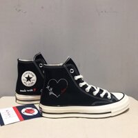 Giày Converse 1970s đen cổ cao valentine