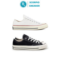 Giày Converse Chuck 1970s Low White, Black - Giày Thể Thao Nam Nữ CV 1970s Cổ Thấp 2 Màu Trắng, Đen Full Box