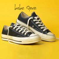 Giày Converse chuck 1970s thấp cổ màu đen ( Tặng túi cv + bill + tất)