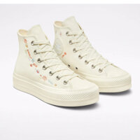 Giày Converse Chuck Taylor All Star Lift Platform Embroidered Floral ( full box )