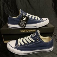 Giày Converse Classic thấp cổ xanh than navy full box cao cấp ( bản đế dày form đẹp )