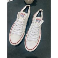 Giày converse classic trắng cổ thấp size 42 (real)