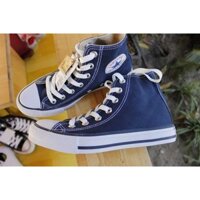 Giày converse cổ cao màu xanh dương size 43