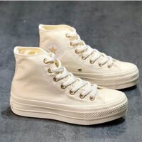 Giày Converse White Gold Platform Chuck Taylor All Star ( Full box)