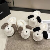 Giày Cotton COFORDOS, Dép Mùa Đông Dày Chống Trơn Trượt, Dép Lông Tơ Trong Nhà Sang Trọng