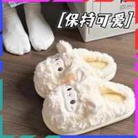 Giày Cotton Sang Trọng Giày Đế Dày Retro Phong Cách Mới