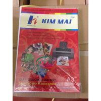 Giấy Couche in 2 mặt bóng A3 260 Kim Mai - Giấy in ảnh