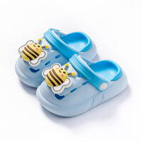 Giày crocs bé gái công chúa chống trơn trượt- con ong dễ thương