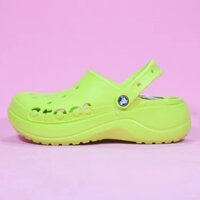 Giày Crocs Đục Lỗ Tăng Chiều Cao Thời Trang Mùa Hè 2023 Cho Nữ